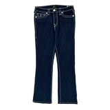 True Religion Boot Cut Jeans - 30W US 4 Dark Wash Cotton Blend