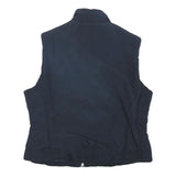 REEBOK Womens Black Jacket S Polyester Blend Plain Zip Sportswear Activewear