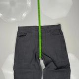 No Boundaries Carpenter Trousers - 36W 30L Grey Cotton