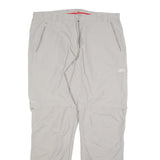 MAMMUT Womens Polyester Blend Beige Regular Fit Straight Leg Trousers W36 L32