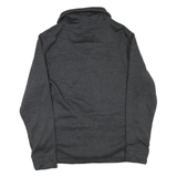 LEVI'S Mens Grey Shawl Collar Zip Jacket L Polyester Blend Plain Casual Winter