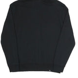 PUMA Mens Black Cotton Blend Full Zip Hoodie S With Logo Graphic