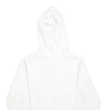 CHAMPION Womens White Hoodie S Classic Logo Pullover Hooded Sweatshirt