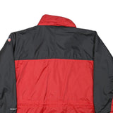 SHERPA Mens Red & Black Outdoor Jacket L Polyester Blend Zip Windbreaker