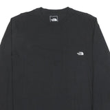 THE NORTH FACE Mens Black Long Sleeve Crew Neck T-Shirt L Cotton Blend