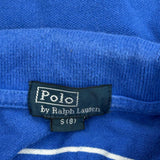 Age 8 Polo By Ralph Lauren Striped Polo Shirt - Small Blue Cotton