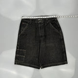 Guess Carpenter Shorts - 34W 12L Black Cotton