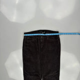 Calvin Klein Jeans Cord Trousers - 32″ Waist Grey Corduroy