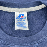 Russell Athletic Sweatshirt - XL Navy Cotton Blend