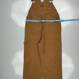 Dickies Overalls - 38W 32L Brown Cotton