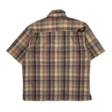 Dickies Checked Short Sleeve Shirt - Medium Multicoloured Cotton