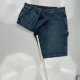 Wrangler Carpenter Shorts - 36W 10L Blue Denim