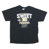 BLUE 84 Mens Black Purdue Sweet 16 Graphic T-Shirt L Short Sleeve Crew Neck
