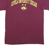 ELITE FAN Mens Maroon Loyola University Chicago T-Shirt M Short Sleeve Crew Neck