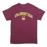 ELITE FAN Mens Maroon Loyola University Chicago T-Shirt M Short Sleeve Crew Neck