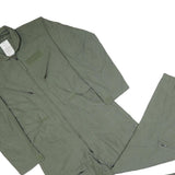 CARTER INDUSTRIES Mens Green Dungarees Regular Synthetic M W36 L30 Zip Pockets