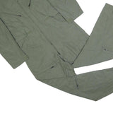 CARTER INDUSTRIES Mens Green Dungarees Regular Synthetic M W36 L30 Zip Pockets