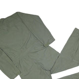 CARTER INDUSTRIES Mens Green Dungarees Regular Synthetic M W36 L30 Zip Pockets