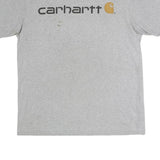 CARHARTT Mens Grey Cotton Blend Graphic T-Shirt M Short Sleeve Crew Neck Casual