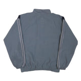 ADIDAS Mens Grey Classic Jacket M Polyester Blend Zip Logo Track Sports