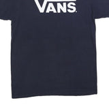 VANS Mens Black Classic T-Shirt M Short Sleeve Crew Neck Logo Print