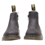 DR MARTENS 2976 Leonore J Ankle Boots Black Leather Girls UK 12