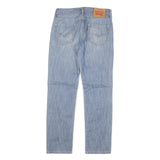 LEVI'S 511 Mens Jeans Blue Slim Straight Denim Medium W30 L30 Slim Fit Zip