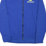 Mens Blue Polyester Blend Zip Jacket S Thermotead Cycling Plain Lightweight
