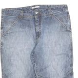 TOM TAILOR Mens Denim Blue Casual Shorts XL W38 Cotton Blend