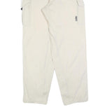 MAX DRIVE Mens Cotton Blend Beige Relaxed Cargo Trousers W32 L32 Casual