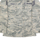 BETHEL INDUSTRIES INC Womens Grey Camouflage Military Cotton Blend Jacket M