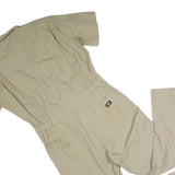 DICKIES Mens Beige Cotton Blend Dungarees Regular Fit L W40 L32 Workwear