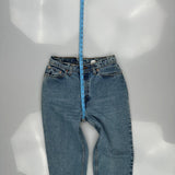 Levis 512 Slim Fit Jeans - 28W UK 8 Blue Cotton