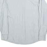 WRANGLER Mens Blue & White Slim Stripe Shirt M Cotton Casual Classic