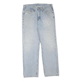 CARHARTT Womens Regular Fit Straight Leg Denim Light W34 L31 Cotton Blend Zip