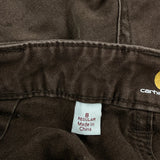 Carhartt Carpenter Trousers - 30W 29L Brown Cotton