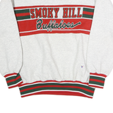 VARSITY Mens Grey Sweatshirt Smoky Hill Buffaloco Crew Neck L Retro