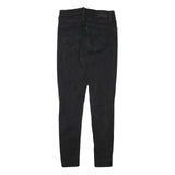 LEVI'S Womens Slim Black Denim Skinny Jeans Cotton Blend W30 L31 Zip