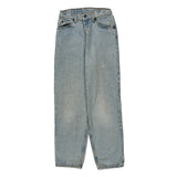 Made In USA Levis Slim Jeans - 23W 28L Light Wash Cotton