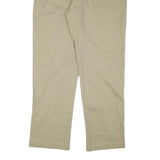 DICKIES Mens Regular Fit Beige Cotton Blend Trousers W38 L34 Workwear Zip