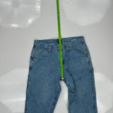 Lee Carpenter Jeans - 33W 30L Blue Cotton Blend