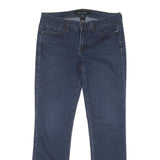 CALVIN KLEIN JEANS Womens Blue Regular Straight Denim Raw W30 L28 Stylish