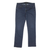 CALVIN KLEIN JEANS Womens Blue Regular Straight Denim Raw W30 L28 Stylish