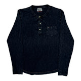 Hilfiger Denim Long Sleeve T-Shirt - Medium Dark Wash Cotton