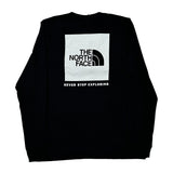 The North Face Long Sleeve T-Shirt - XL Black Cotton