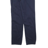 TOMMY HILFIGER Mens Cotton Blend Navy Blue Regular Fit Straight Trousers W30 L32