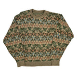 Unbranded Sweater - Large Green Wool Blend