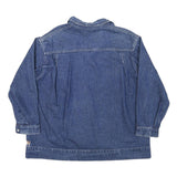 OILILY Womens Blue Denim Jacket M Cotton Blend Button Casual Outerwear