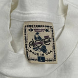 American Flag Alore Graphic T-Shirt - Large White Cotton