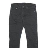 LEVI'S 510 Mens Jeans Black Slim Skinny Denim Raw W32 L30 Slim Fit Zip